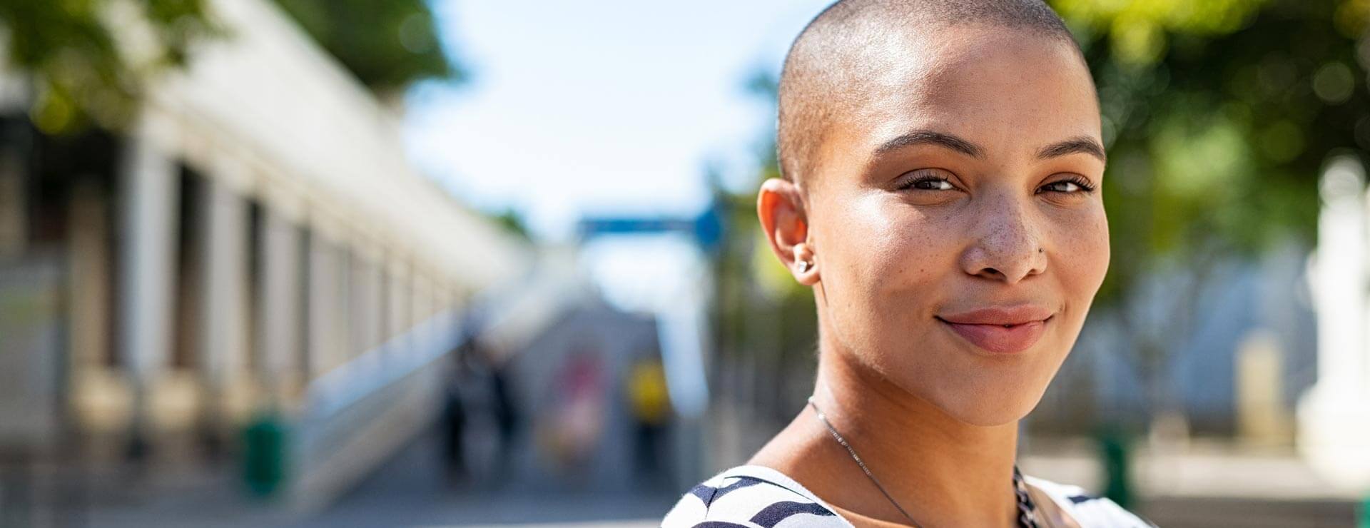 Smiling woman